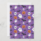 Persoonlijk Halloween-feest Kaart (Achterkant)