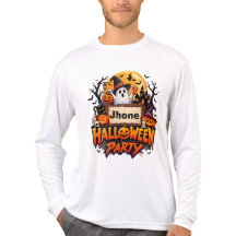 Persoonlijk Halloween-feest T-shirt | Aangepaste n