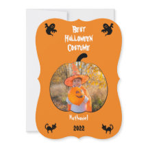 Persoonlijk Halloween Kostuum Foto Vakantiekaart