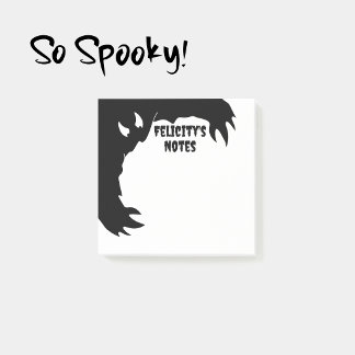 Persoonlijk Halloween-notitieblok Grappig Monster Post-it® Notes