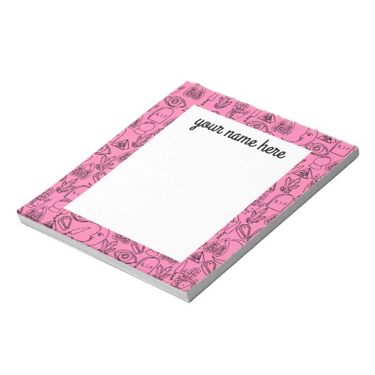 Persoonlijk Halloween-Notitieblok Notitieblok (Linkerzijde)