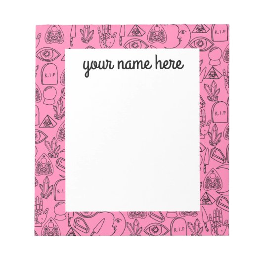 Persoonlijk Halloween-Notitieblok Notitieblok (Voorkant)