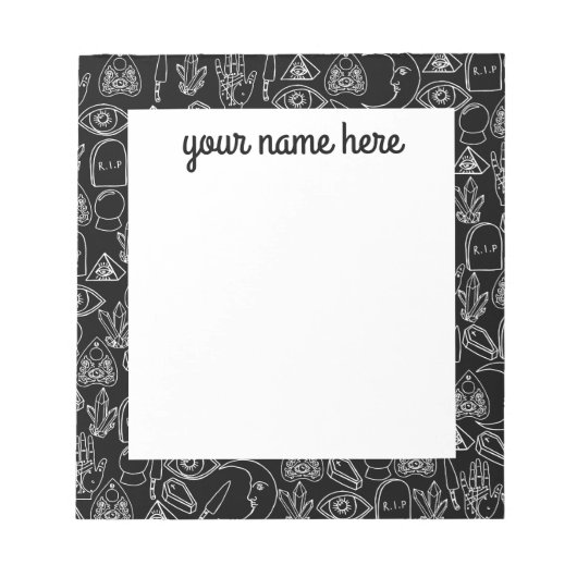 Persoonlijk Halloween-Notitieblok Notitieblok (Voorkant)