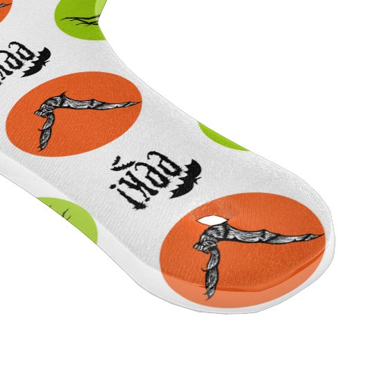 Persoonlijk Halloween-patroon Aangepaste Monogram Snijplank (Hoek)