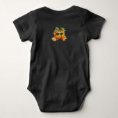 Persoonlijk Halloween Pompoen Baby Body Romper (Achterkant)