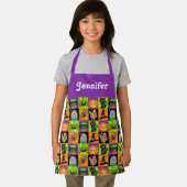 Persoonlijk Halloween-schort voor kinderen Schort (Insitu)