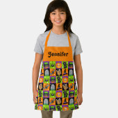 Persoonlijk Halloween-schort voor kinderen Schort (Insitu)