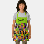 Persoonlijk Halloween-schort voor kinderen Schort (Insitu)