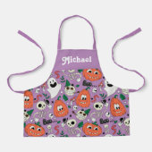 Persoonlijk Halloween-schort voor kinderen Schort (Voorkant)