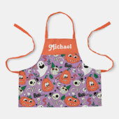 Persoonlijk Halloween-schort voor kinderen Schort (Voorkant)