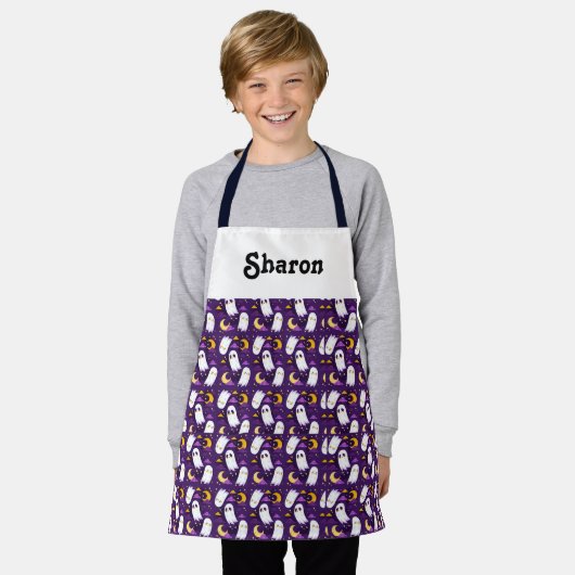 Persoonlijk Halloween-Schort voor kinderen Schort (Gedragen)