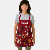 Persoonlijk Halloween-schort voor kinderen Schort (Insitu)