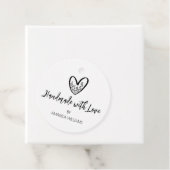 Persoonlijk Handgemaakt met Liefde Bedankjes Labels (In situ)