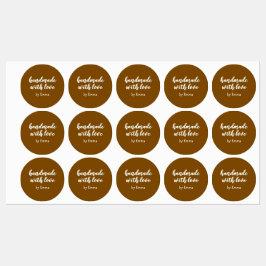 Persoonlijk Handgemaakt met Liefde Minimalistisch Labels