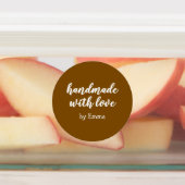 Persoonlijk Handgemaakt met Liefde Minimalistisch Labels (Aangebracht)