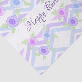 Persoonlijk Happy Birthday-document Tissuepapier (Detail)