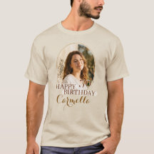 Persoonlijk Happy Birthday T-shirt met aangepaste