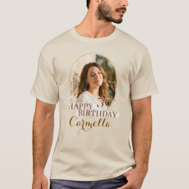 Persoonlijk Happy Birthday T-shirt met aangepaste 