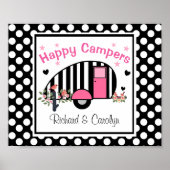Persoonlijk Happy Campers-Poster Poster (Voorkant)