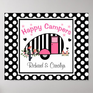 Persoonlijk Happy Campers-Poster Poster