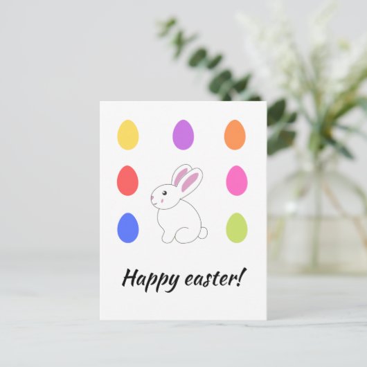 Persoonlijk Happy Easter-briefkaart Briefkaart (Staand voorkant)