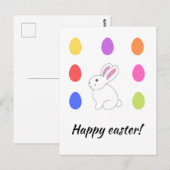 Persoonlijk Happy Easter-briefkaart Briefkaart (Voorkant / Achterkant)