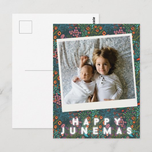 Persoonlijk Happy Junemas-fotoBriefkaart Briefkaart (Voorkant / Achterkant)