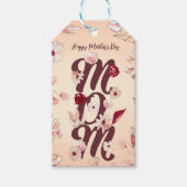 Persoonlijk Happy Moederdag mam Cadeaulabel (Voorkant)