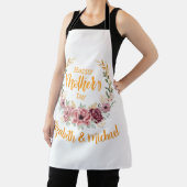 Persoonlijk Happy Mother's Day Bloemen Schort (Insitu)