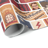 Persoonlijk Harry Potter-cartoonpatroon -  Foto Cadeaupapier (Rol Hoek)