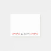 Persoonlijk hart Notitieblok Post-it® Notes (Voorkant)