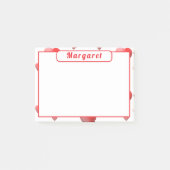 Persoonlijk hart post-it® notes (Voorkant)