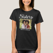 Persoonlijk Hart Script Foto ZUSTERS T-shirt (Voorkant)