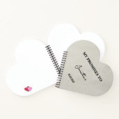 Persoonlijk Hartvormig Beloftenboek | Mijn Belofte Notitieboek (Binnen)