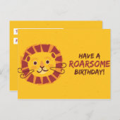 Persoonlijk - heb een opmerkelijke verjaardag briefkaart (Voorkant / Achterkant)