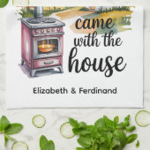 Persoonlijk heb ik alleen een keuken omdat...... theedoek (Gevouwen)