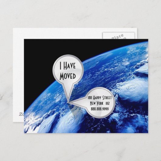 Persoonlijk heb ik Briefkaart verplaatst (Voorkant / Achterkant)