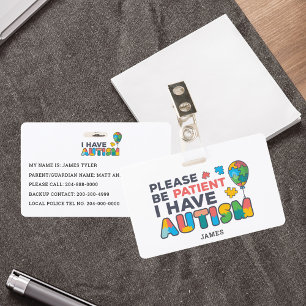 Persoonlijk heb ik een autisme-id badge