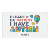 Persoonlijk heb ik een autisme-id naambadge (Voorkant)