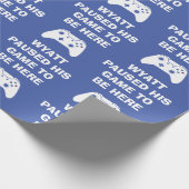 Persoonlijk heb ik mijn game onderbroken om hier t cadeaupapier (Hoek)