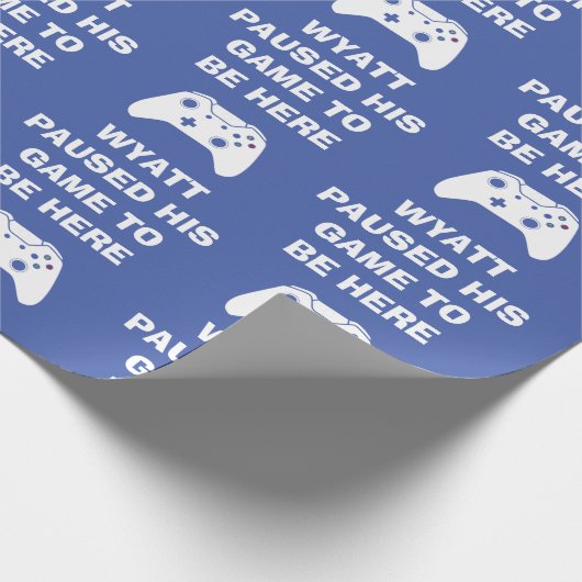 Persoonlijk heb ik mijn game onderbroken om hier t cadeaupapier (Hoek)