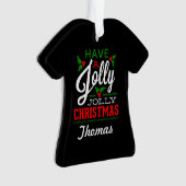 Persoonlijk heb je een Jolly Kerstmis Ornament (voorkant)