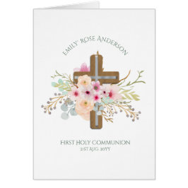 Persoonlijk Heilig Communie Bloemkruis
