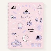 Persoonlijk heksig Halloween-notitieboek