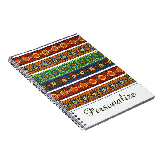 Persoonlijk helder decoratief ontwerp notitieboek (Rechterzijde)