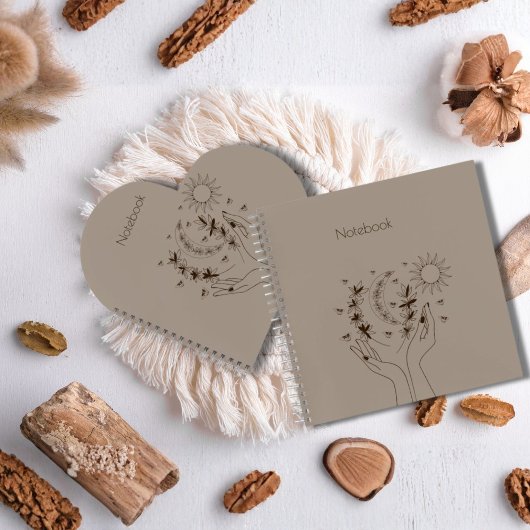 Persoonlijk Hemels Bloemrijk Spiraal Notitieboek