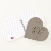 Persoonlijk Hemels Bloemrijk Spiraal Notitieboek (Binnen)