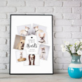 Persoonlijk Herdenkingscollage met Meerdere Foto's Poster