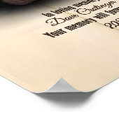 Persoonlijk Herdenkingsfotocanvas Voor Het Verlies Poster (Hoek)