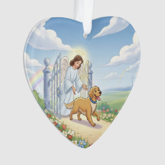 Persoonlijk Herdenkingshart Dierendecoratie Ornament